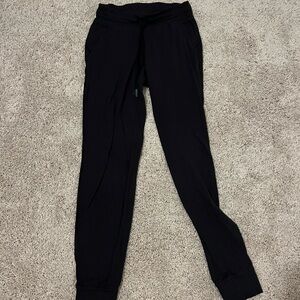 Women's Black Lululemon Jogger Pants